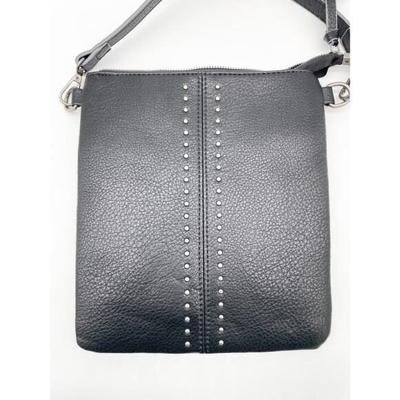 Montana West Handbags - Montana West Crossbody Bag Black Faux Leather Studded Boho Western Minimalist